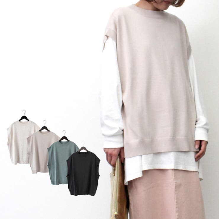 ニットベスト ベスト オフィスカジュアル | STYLEBLOCK | 詳細画像1 