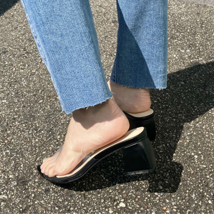 クリアサンダル ヒール 太ヒール | STYLEBLOCK | 詳細画像4 