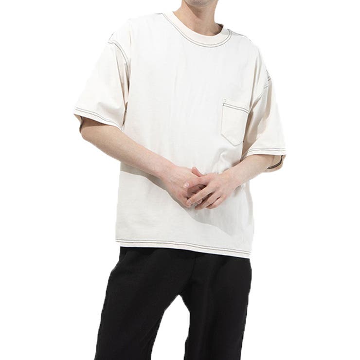 [メンズ レトロカラーブロックTシャツ] ★0376★ カラーブロックTシャツ / Color Block T-Shirt | INOCENCE
