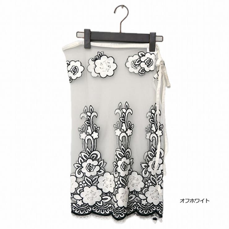 ラップスカート 巻きスカート 膝丈[品番：XV000021025]｜STYLEBLOCK  