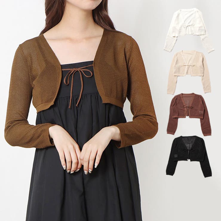 ニットカーディガン カーディガン ボレロ | STYLEBLOCK | 詳細画像1 