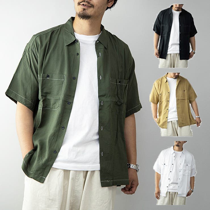 シャツ ワークシャツ 春夏新作モデル メンズ