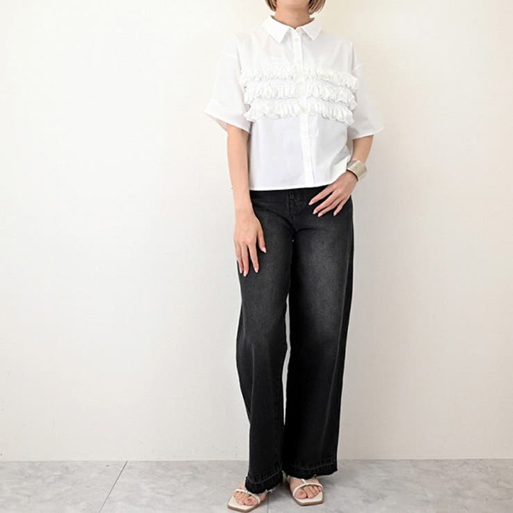 シャツ ブラウス フリル | STYLEBLOCK | 詳細画像3 
