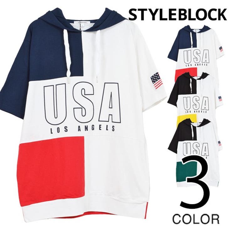 パーカー カットソー Tシャツ | Style Block MEN | 詳細画像1 