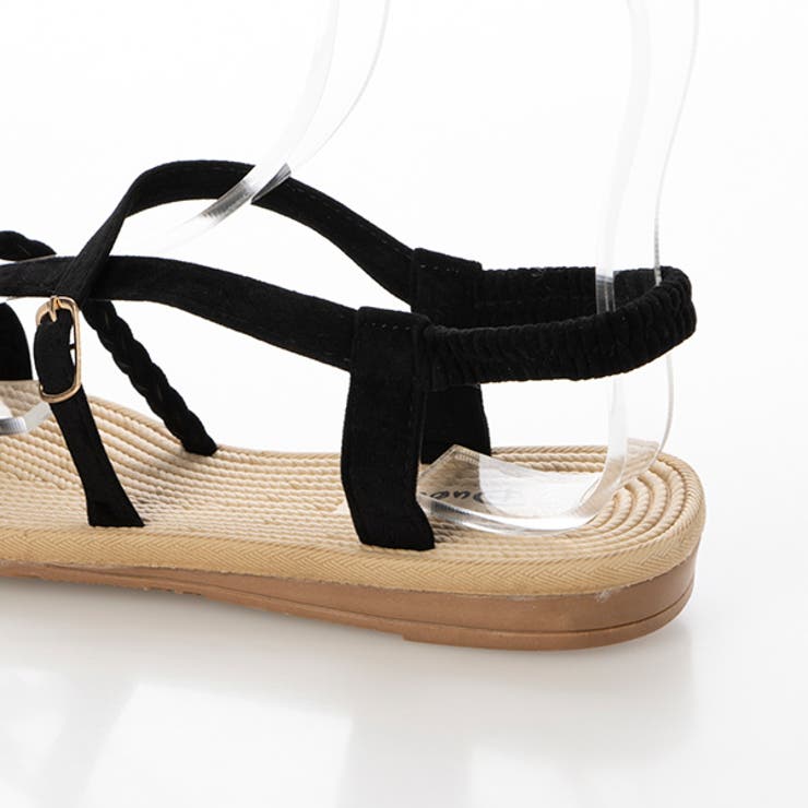 フラットサンダル クロスストラップ 合皮 | STYLEBLOCK | 詳細画像6 