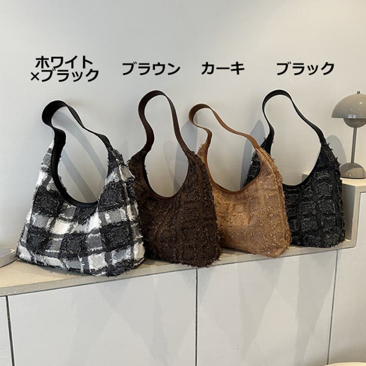 トートバッグ ショルダーバッグ チェック柄 | STYLEBLOCK | 詳細画像2 