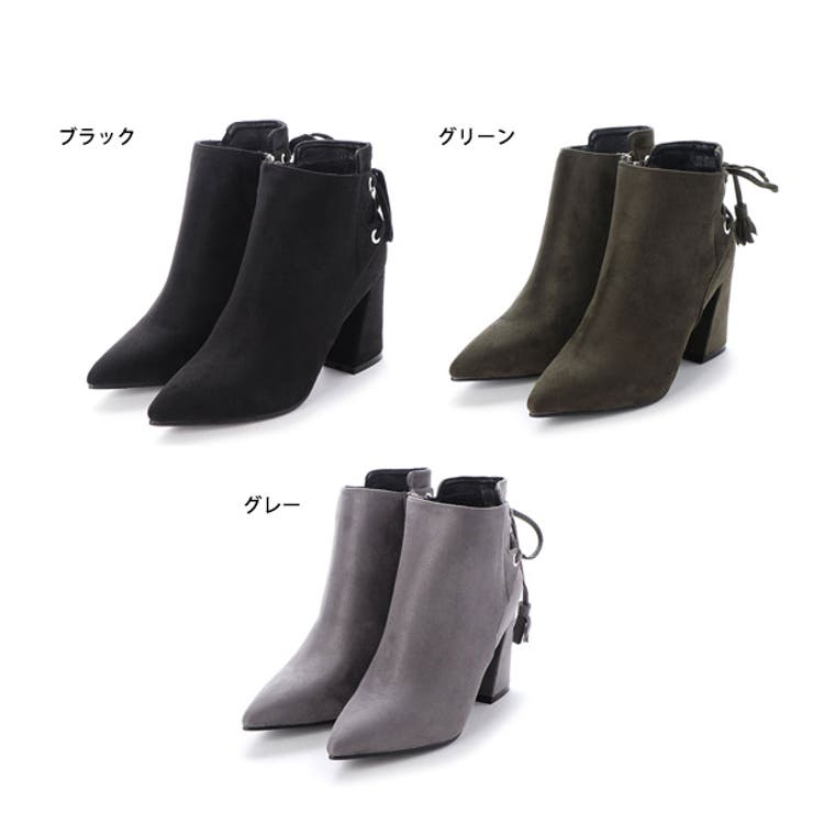 バックレースアップブーツのカラーバリエーション
