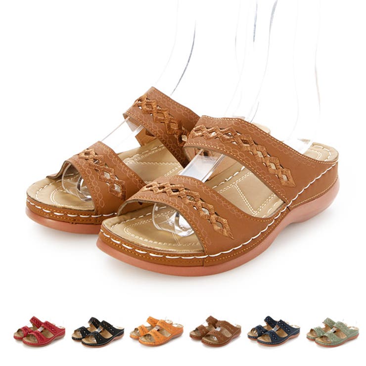 サンダル ウェッジソールサンダル ローヒール | STYLEBLOCK | 詳細画像1 