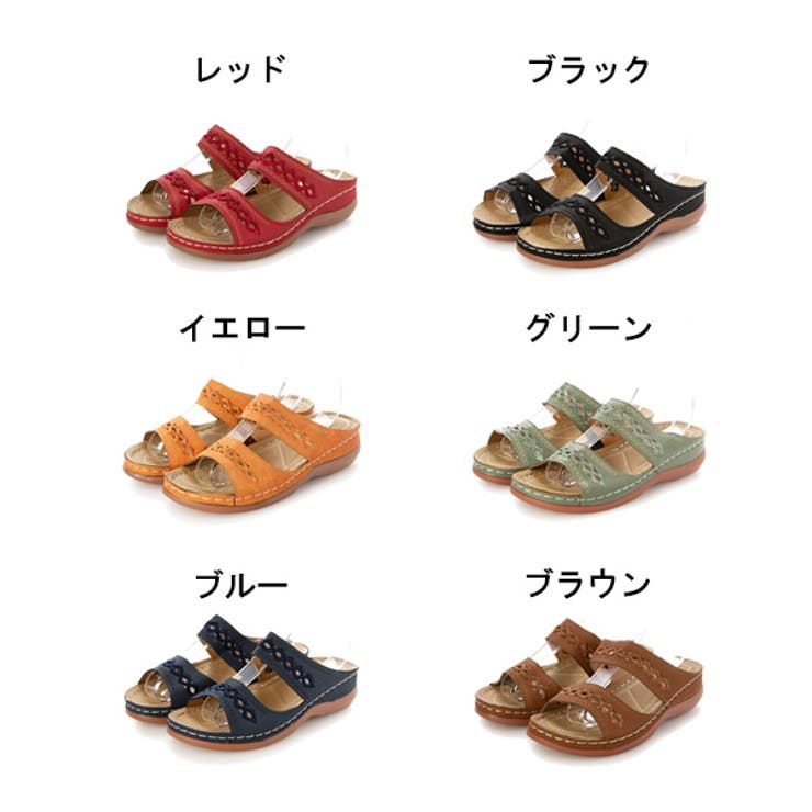 サンダル ウェッジソールサンダル ローヒール | STYLEBLOCK | 詳細画像2 