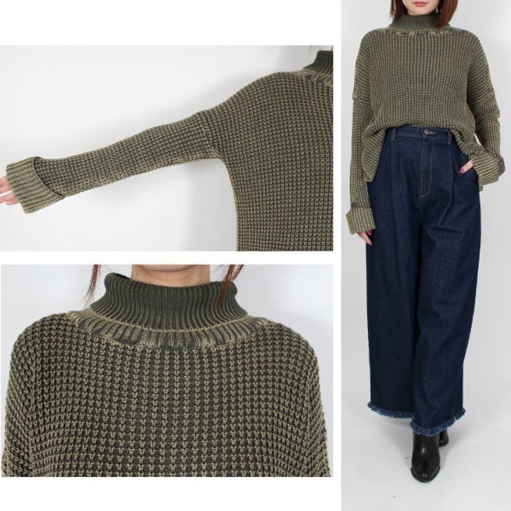 ニット セーター タートルネック | STYLEBLOCK | 詳細画像4 