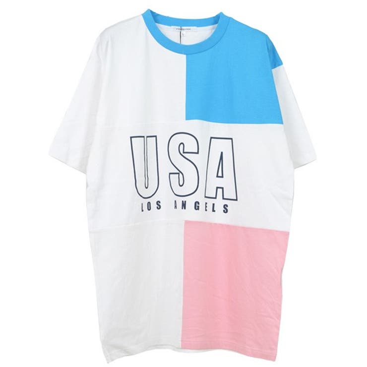 サックス | Tシャツ カットソー クルーネック | Style Block MEN