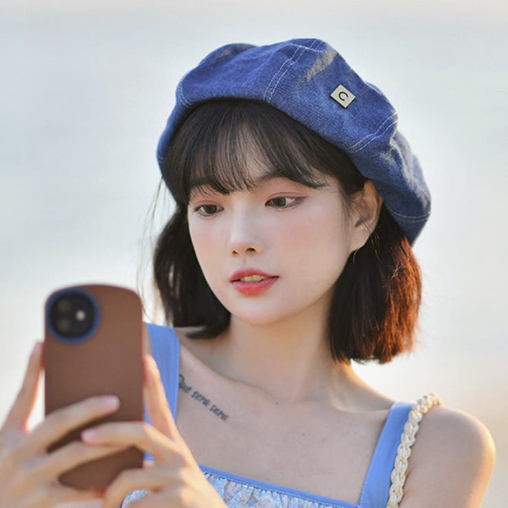 デニムベレー帽のイメージ