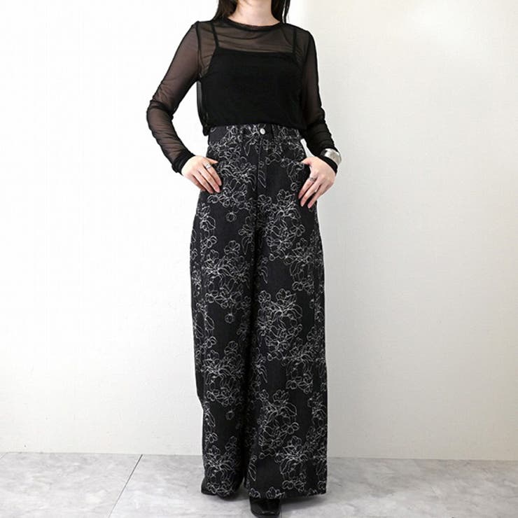 デニムパンツ ストレート ロングパンツ | STYLEBLOCK | 詳細画像3