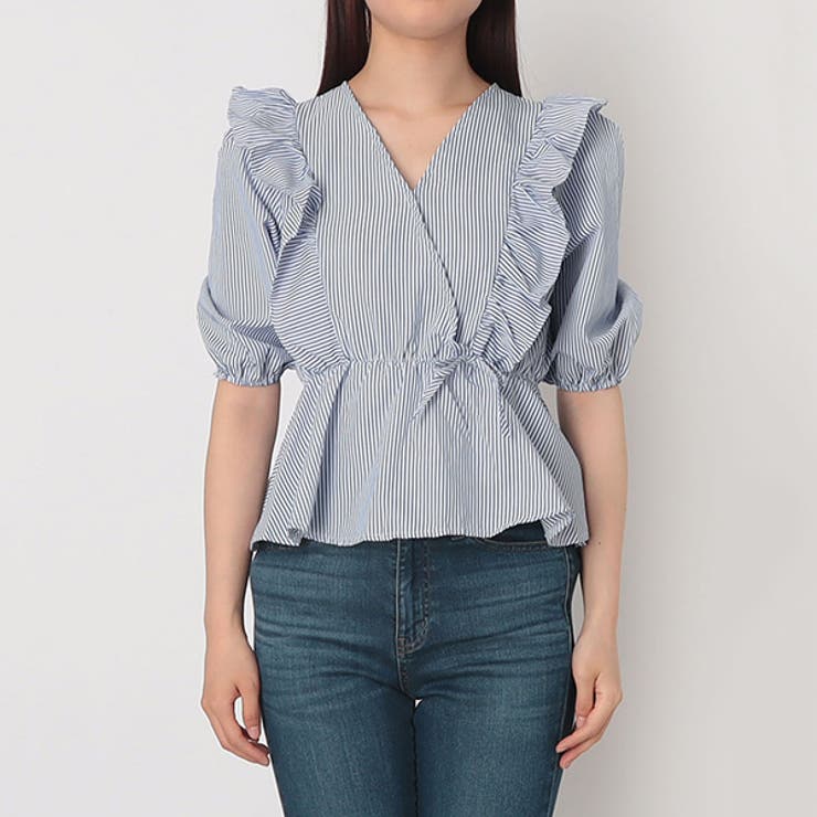 シャツ ブラウス ストライプ柄 | STYLEBLOCK | 詳細画像3 