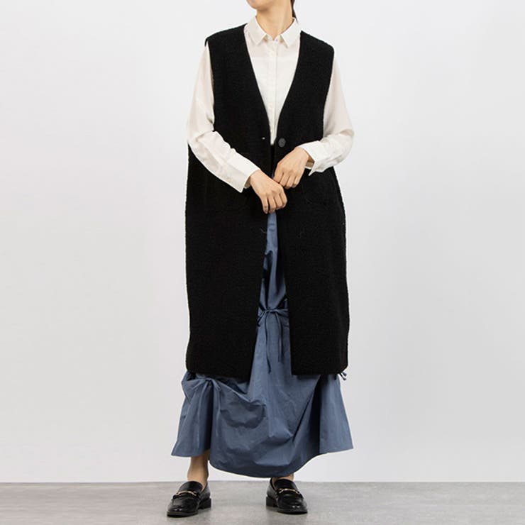 ベスト ボアベスト  ノーカラー[品番：XV000021328]｜STYLEBLOCK（スタイルブロック）のレディースファッション通販｜SHOPLIST（ショップリスト）