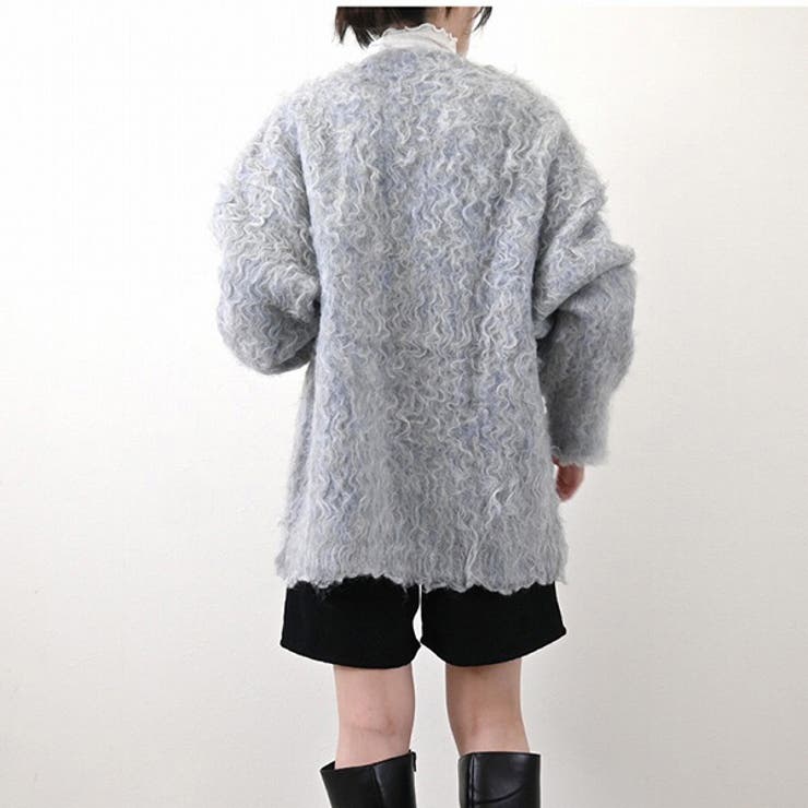 ニットカーディガン カーディガン シャギー | STYLEBLOCK | 詳細画像5 