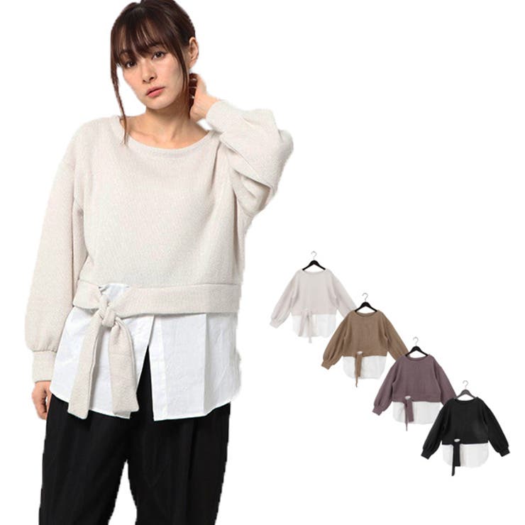 カットソー シャツ切替 起毛 | STYLEBLOCK | 詳細画像1 