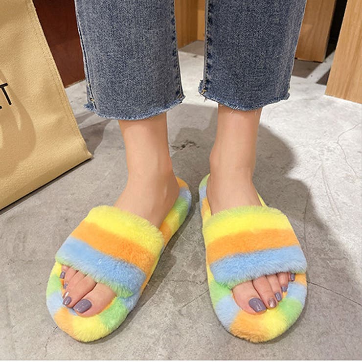 ファーサンダル スリッパサンダル 厚底 | STYLEBLOCK | 詳細画像9 