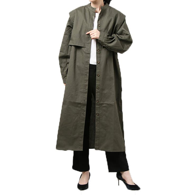 割引価格 ワンピース コート 長袖[品番：XV000016739]｜STYLEBLOCK ジャケット・アウター