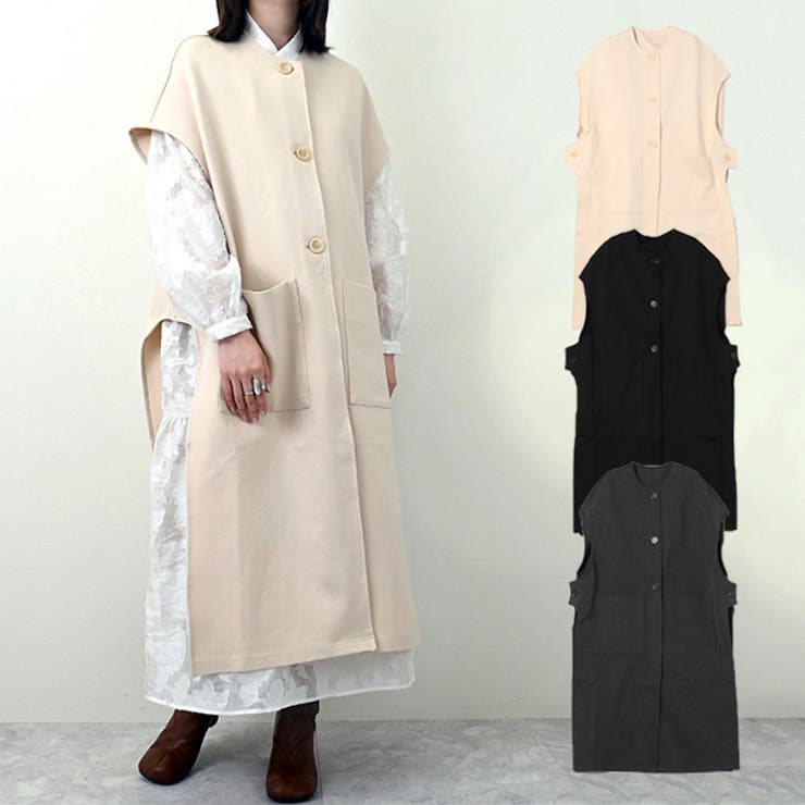 ジレ ベスト ロング[品番：XV000019664]｜STYLEBLOCK（スタイル