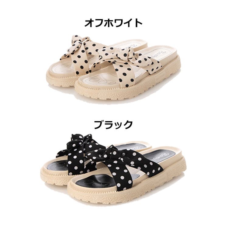 厚底サンダル サンダル リボン[品番：XV000018451]｜STYLEBLOCK