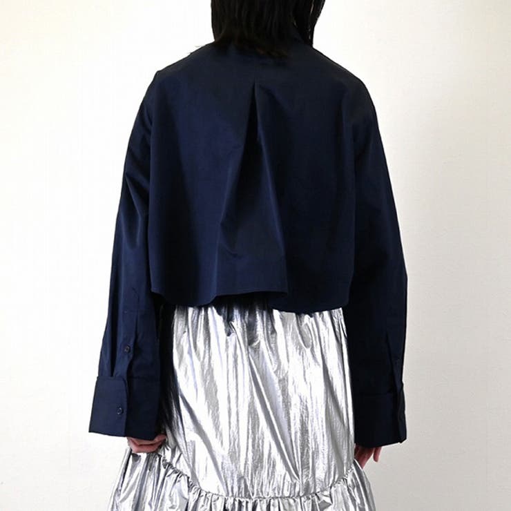 TNタフタクロップドシャツのバック