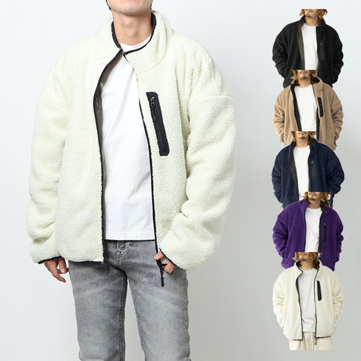 ボアブルゾン キルティングジャケット 中綿 | Style Block MEN | 詳細画像1 