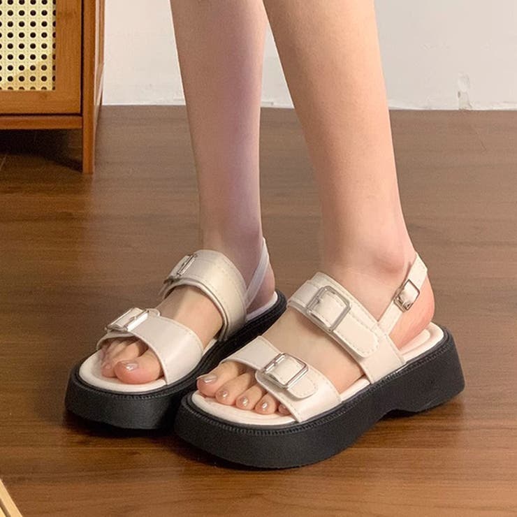 サンダル 厚底サンダル ダブルベルト | STYLEBLOCK | 詳細画像7 