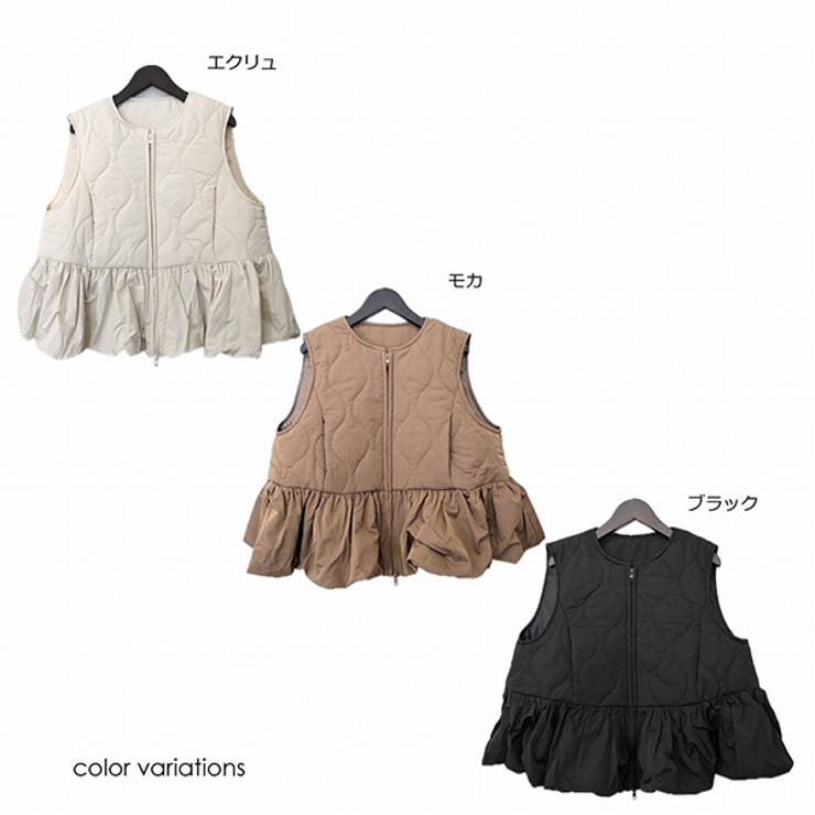 ベスト ペプラム キルティング | STYLEBLOCK | 詳細画像2 