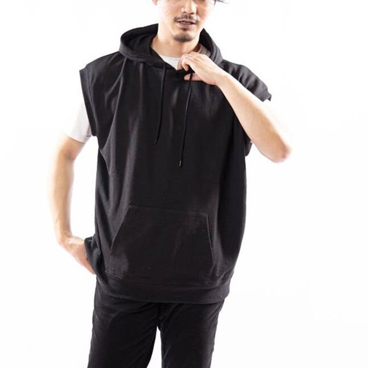 ベスト フーデッドベスト プルパーカー 品番 Xv Style Block Men スタイルブロックメン のメンズ ファッション通販 Shoplist ショップリスト