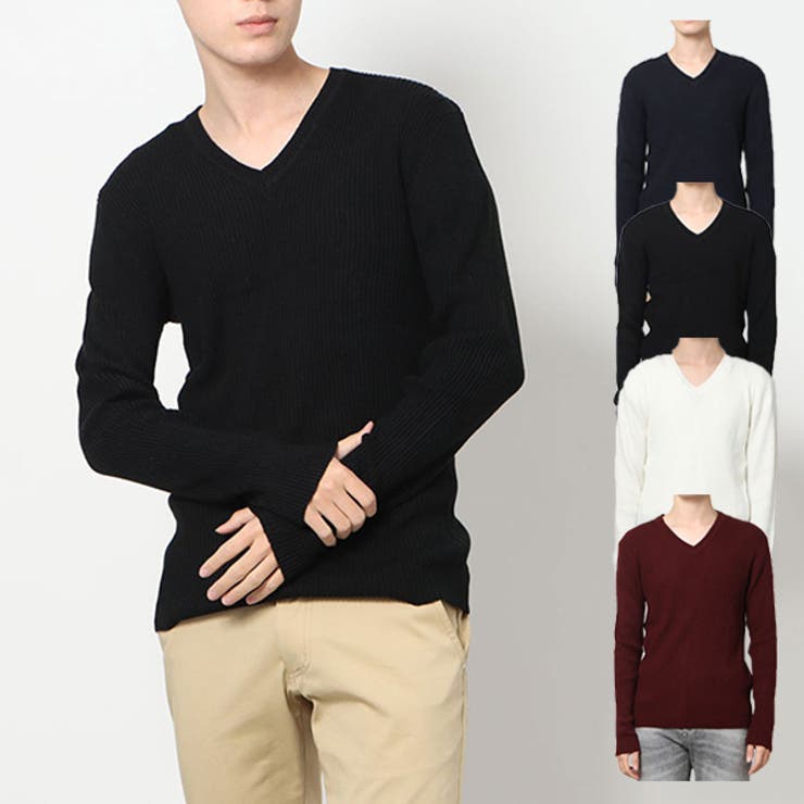 ニット セーター Vネック 品番 Xv Style Block Men スタイルブロックメン のメンズ ファッション通販 Shoplist ショップリスト