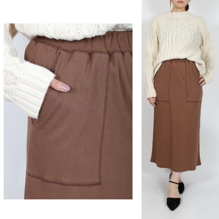 スカート リブスカート ロングスカート | STYLEBLOCK | 詳細画像4