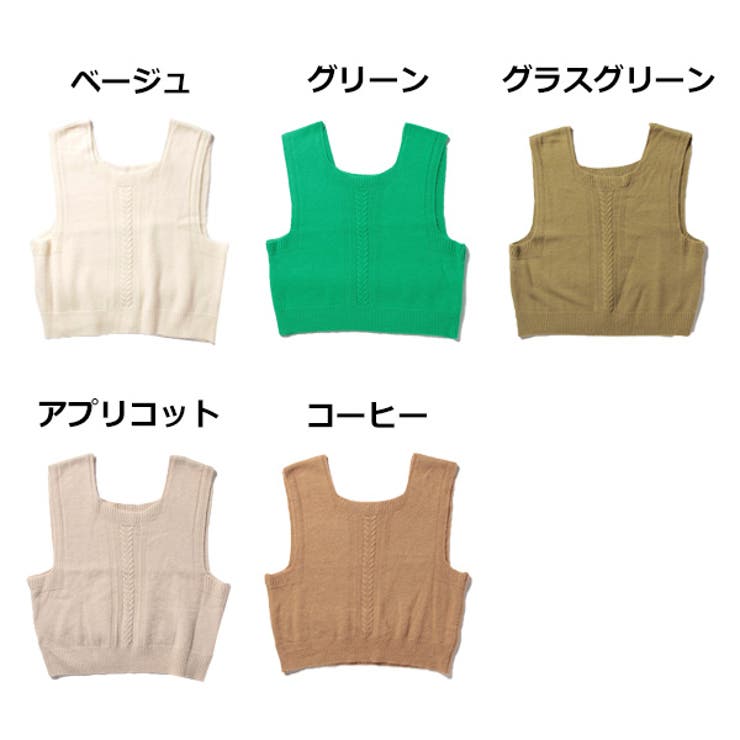 ニットベスト ベスト クルーネック | STYLEBLOCK | 詳細画像2 