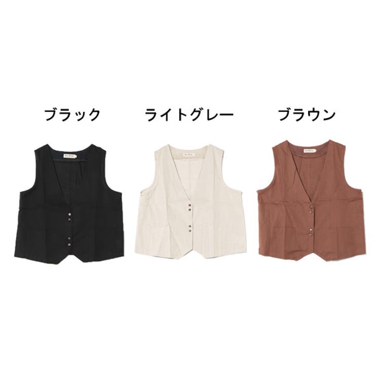 ベスト ジレ 無地 | STYLEBLOCK | 詳細画像2 