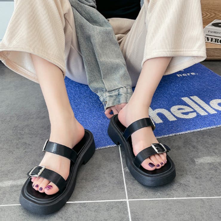 サンダル ベルトサンダル 太ヒール | STYLEBLOCK | 詳細画像9 