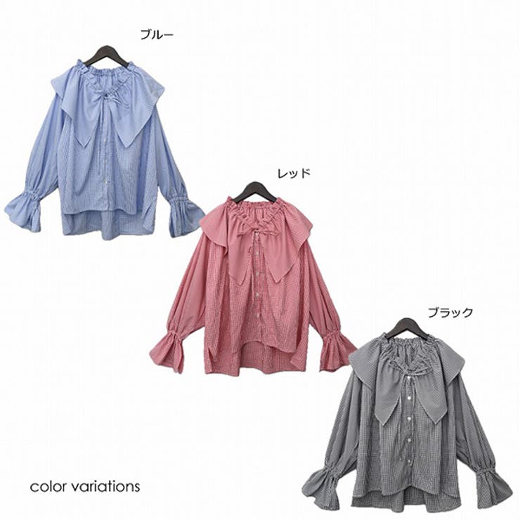 シャツ ブラウス ギンガムチェック | STYLEBLOCK | 詳細画像2 