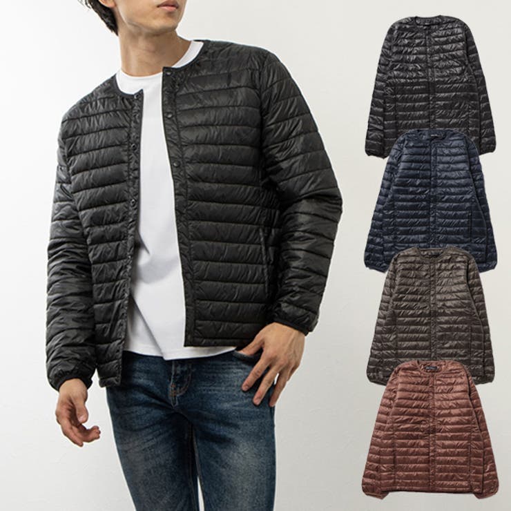 ダウンジャケット キルティング インナーダウン[品番：XV000019883]｜Style Block  MEN（スタイルブロックメン）のメンズファッション通販｜SHOPLIST（ショップリスト）