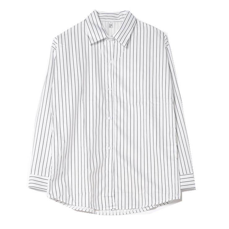 シャツ ブラウス ストライプ[品番：XV000021823]｜STYLEBLOCK