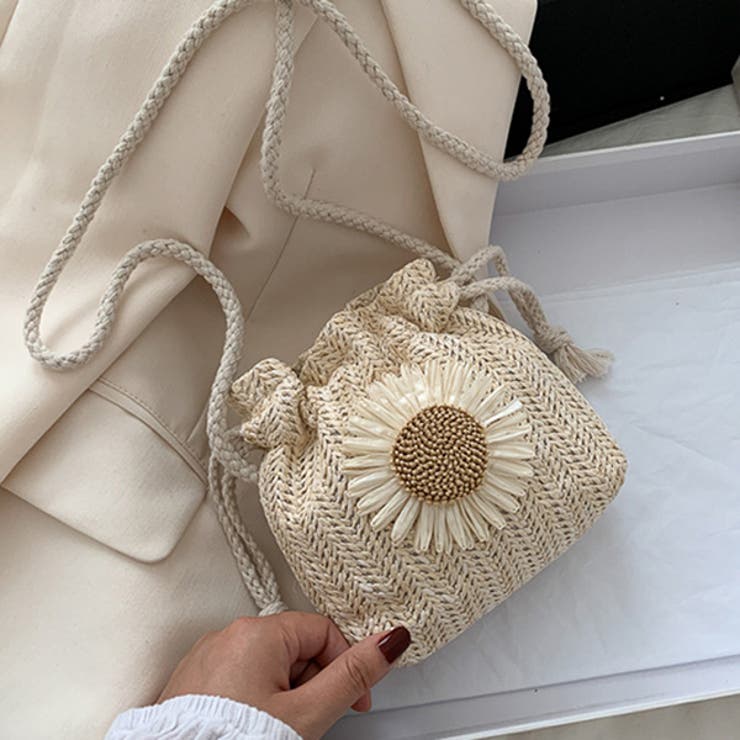 ショルダーバッグ 巾着型 ストロー素材 | STYLEBLOCK | 詳細画像9 