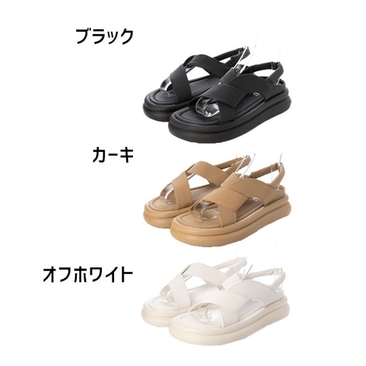 サンダル 厚底サンダル 合皮[品番：XV000020503]｜STYLEBLOCK