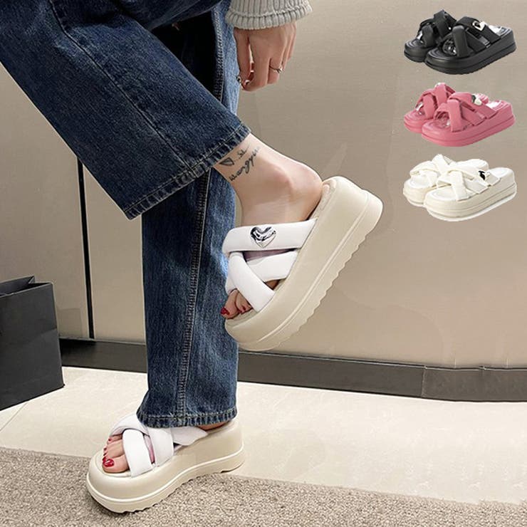 サンダル 厚底サンダル クロスベルト | STYLEBLOCK | 詳細画像1 