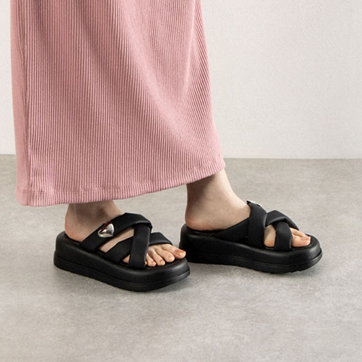 サンダル 厚底サンダル クロスベルト | STYLEBLOCK | 詳細画像7 