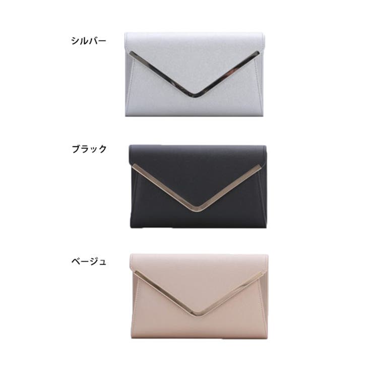 レター型パーティークラッチバッグのカラーバリエーション