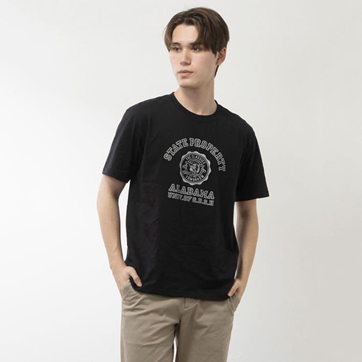 半袖プリントTシャツ(ALABAMA)のフロント