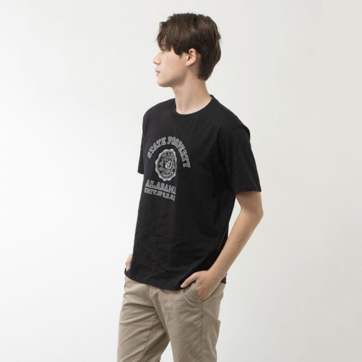 半袖プリントTシャツ(ALABAMA)のサイド