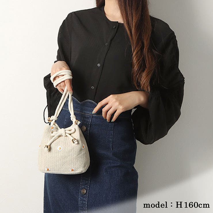 ショルダーバッグ ストローバッグ 花柄 | STYLEBLOCK | 詳細画像9 