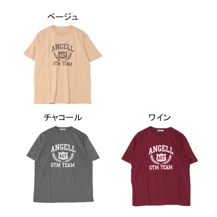 半袖プリントTシャツ(ANGELL)のカラーバリエーション