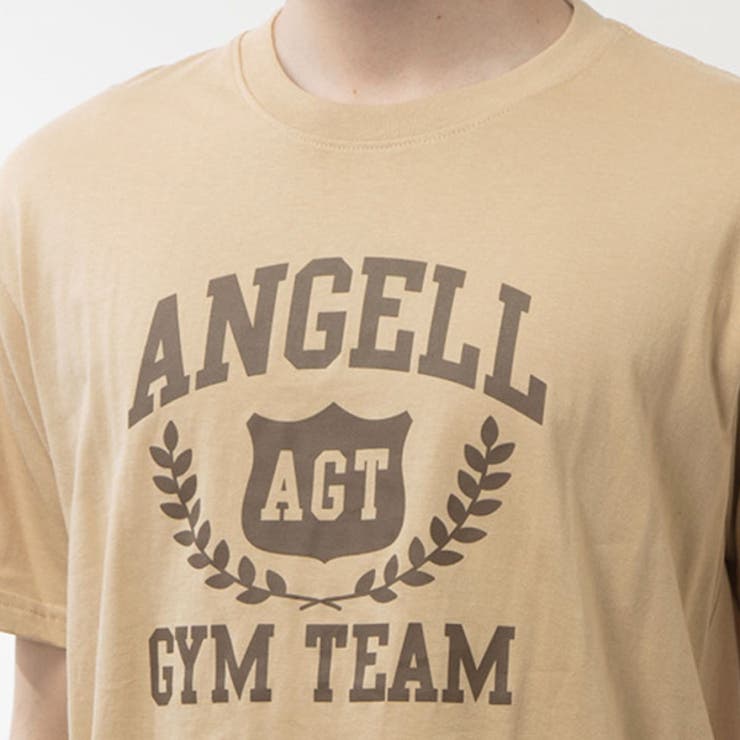 半袖プリントTシャツ(ANGELL)の素材接写