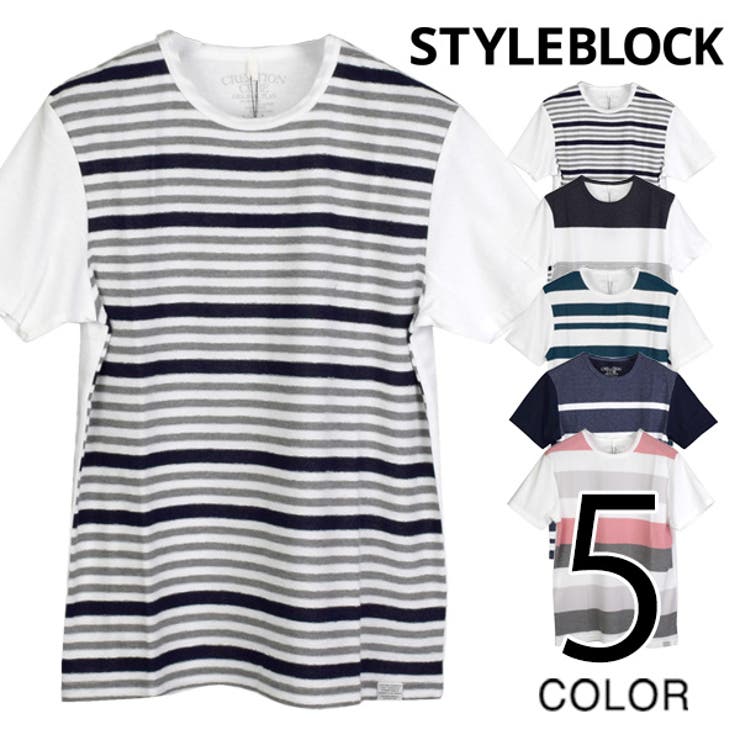 Tシャツ カットソー クルーネック | Style Block MEN | 詳細画像1 