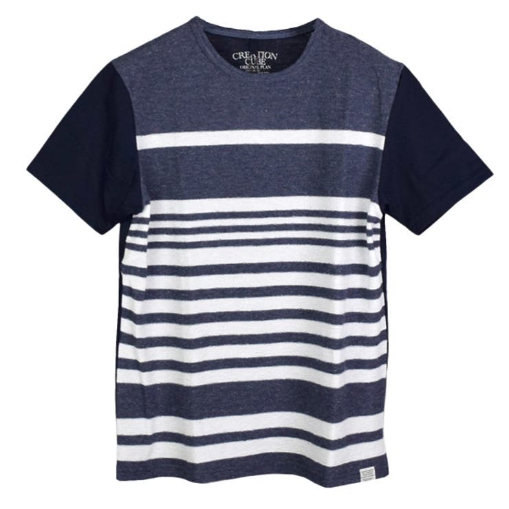 ネイビー | Tシャツ カットソー クルーネック | Style Block MEN